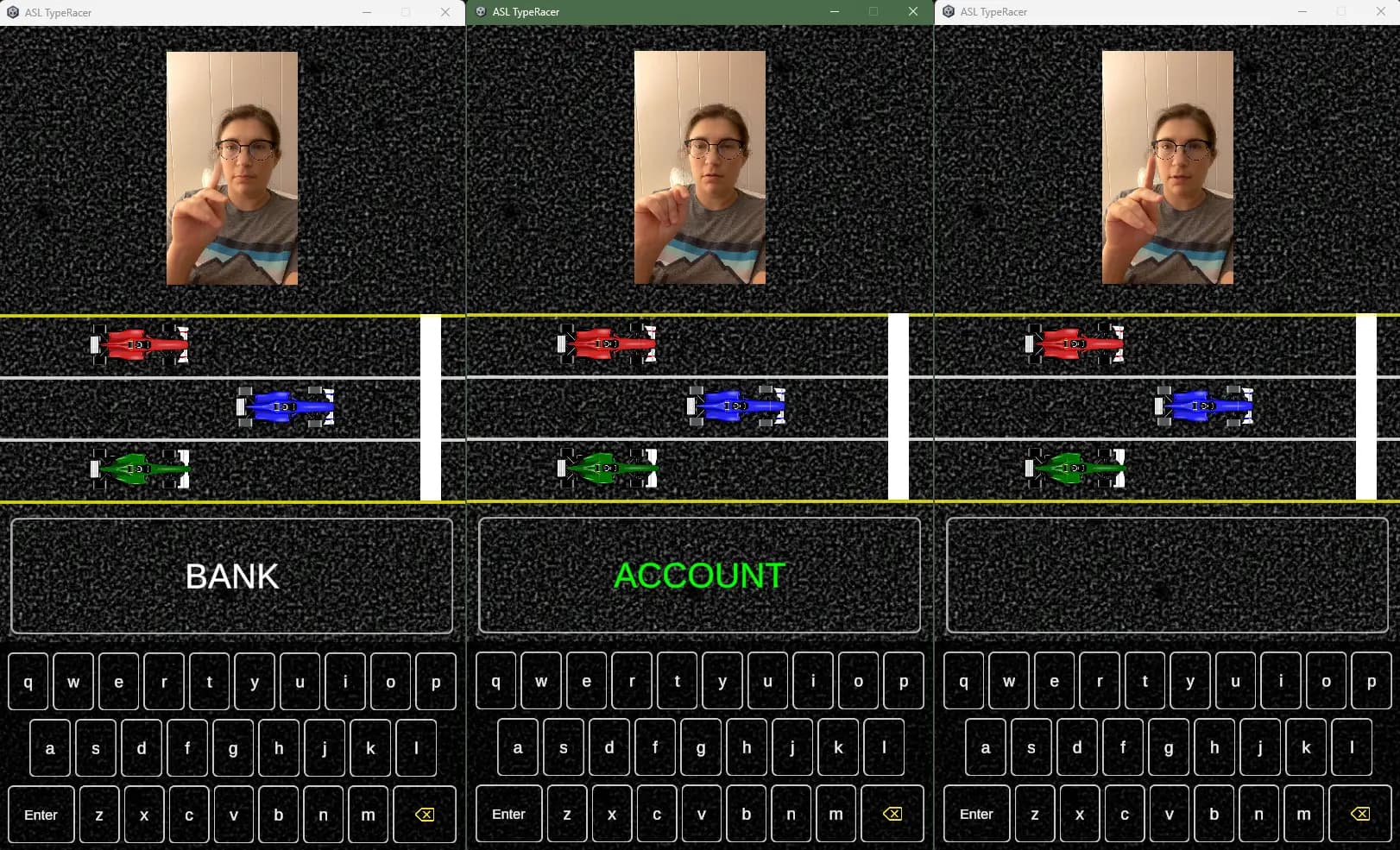 asl-typeracer screenshot 1
